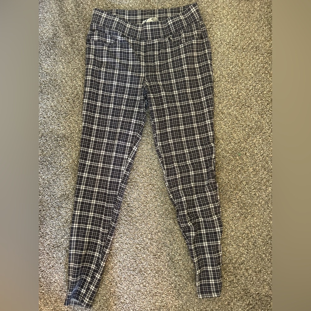 Stretchy Plaid Pants